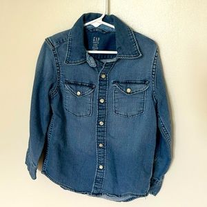 GAP unisex Jean kids shirt 5 years Toddler